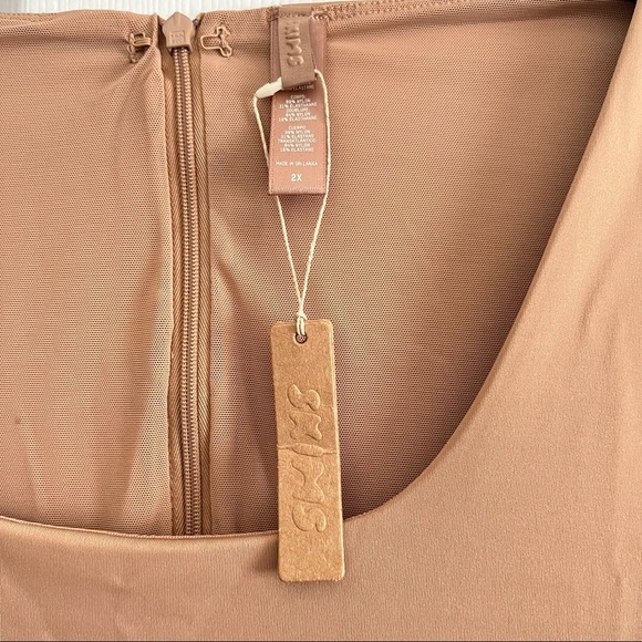 SKIMS All-In-One Scoop Neck Long Sleeve Onesie - Sienna 2X - Picture 8 of 10